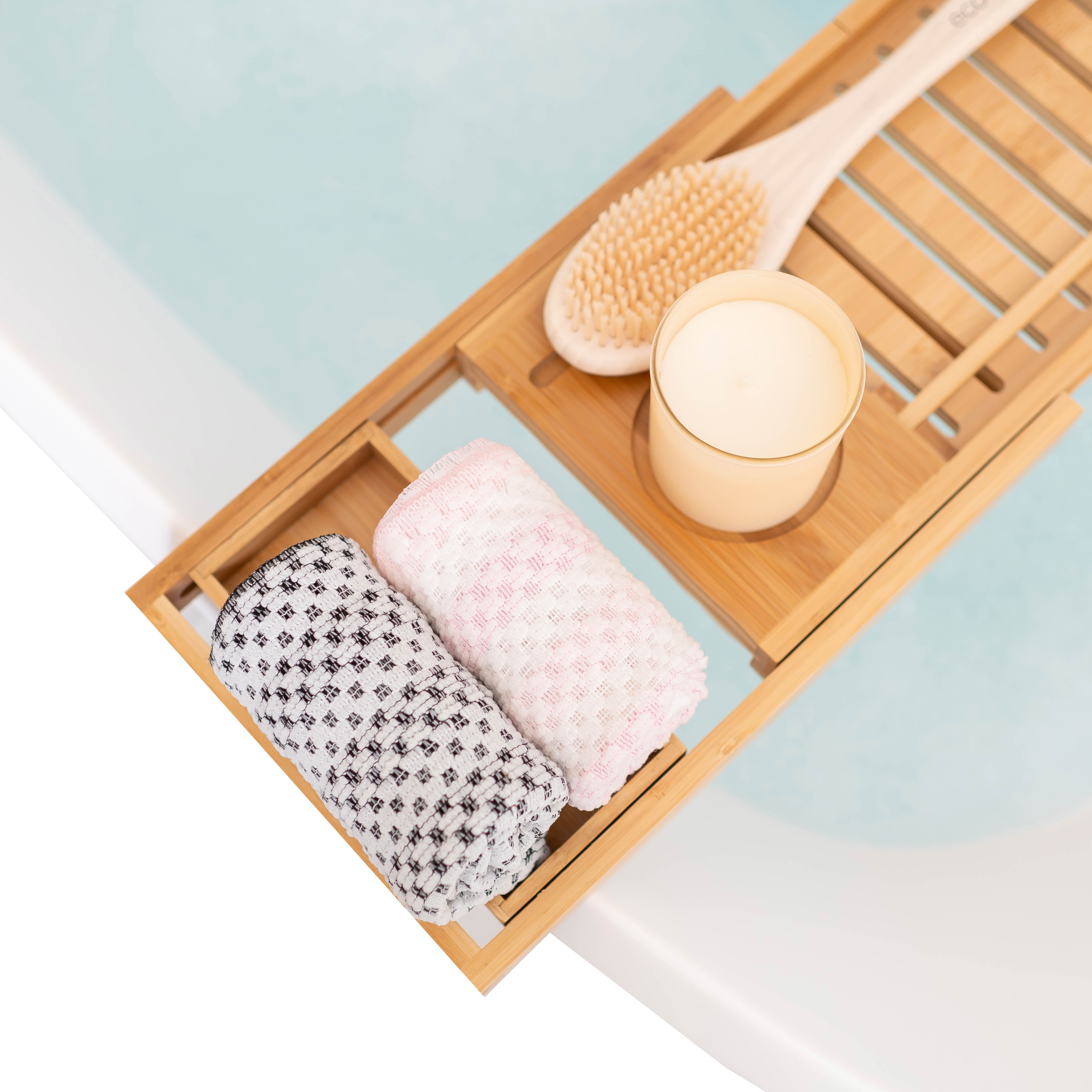 Enviskin Japanese Exfoliating Towel - Dual-Texture Exfoliating Washcloth for All Skin Types - Easy-To-Use Exfoliating Shower Towel for Women & Men - Body Exfoliator Scrubber Wash Cloth(COMING SOON)